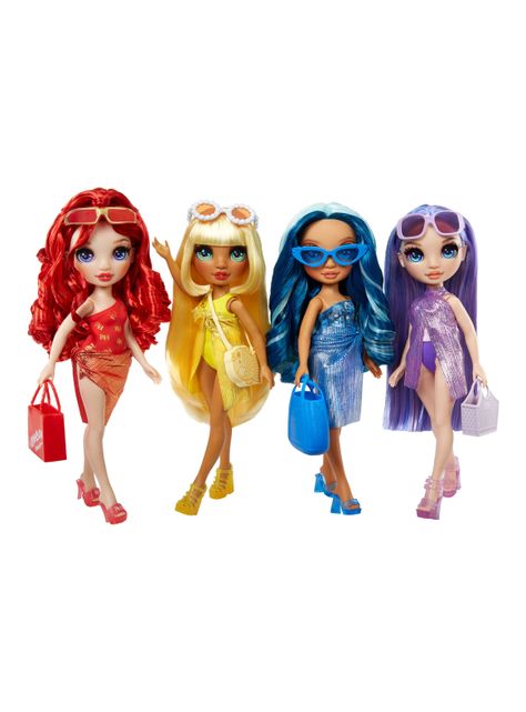Muñeca Rainbow High Swim & Style Fashion Ruby Rojo-5
