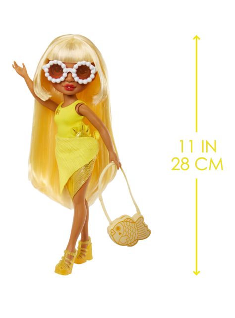 Muñeca Rainbow High Swim & Style Fashion Sunny Amarillo-1