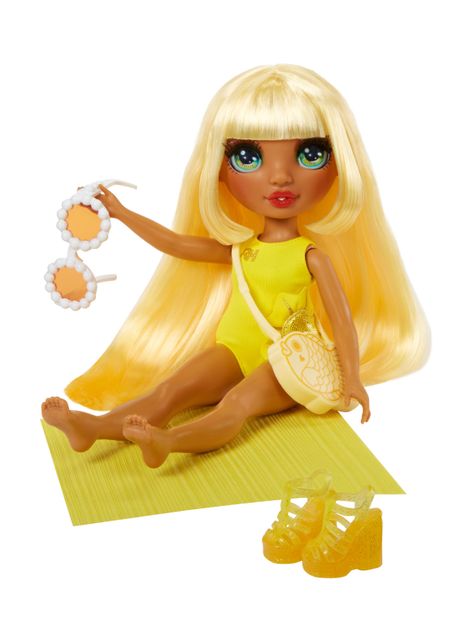 Muñeca Rainbow High Swim & Style Fashion Sunny Amarillo-3