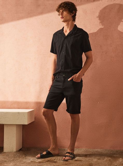 Bermuda Casual Estilo Chino-4