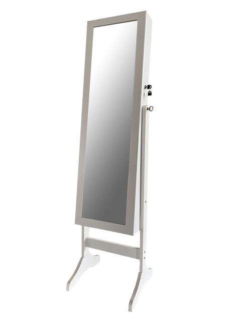 Espejo Joyero Blanco 153 cm-0
