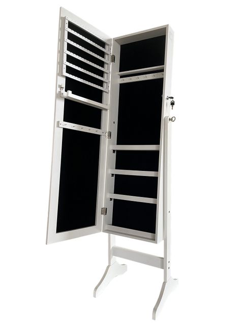 Espejo Joyero Blanco 153 cm-1