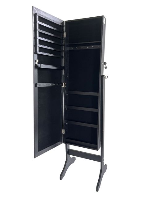 Espejo Joyero Negro 153 cm-1