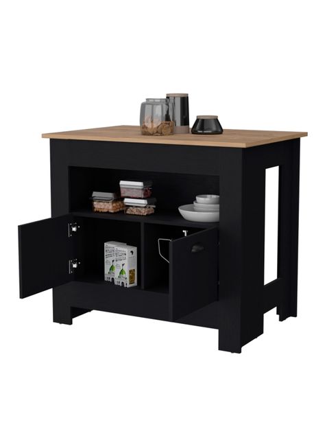 Mueble Isla Cocina Arlet 2P Wengue Macadamia-2