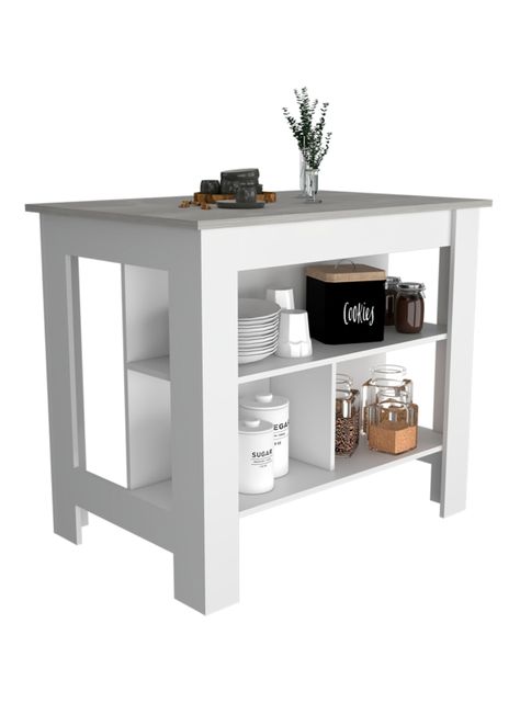 Mueble Isla de Cocina Cala Blanco Ibiza-2