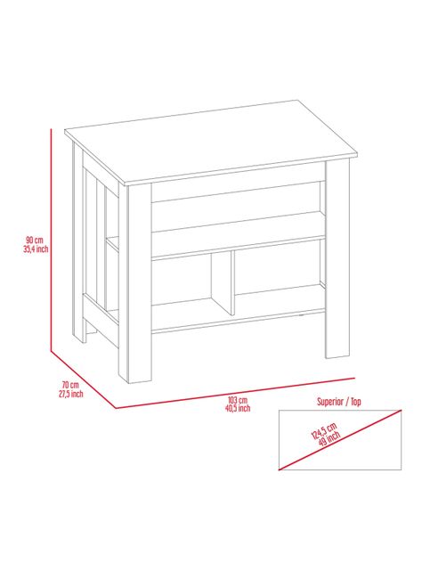 Mueble Isla de Cocina Cala Blanco Ibiza-1