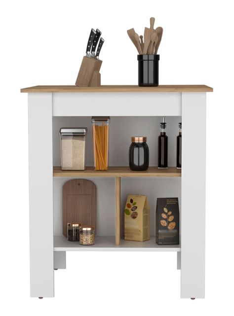 Mueble Isla de Cocina Soler Blanco Marquez-3