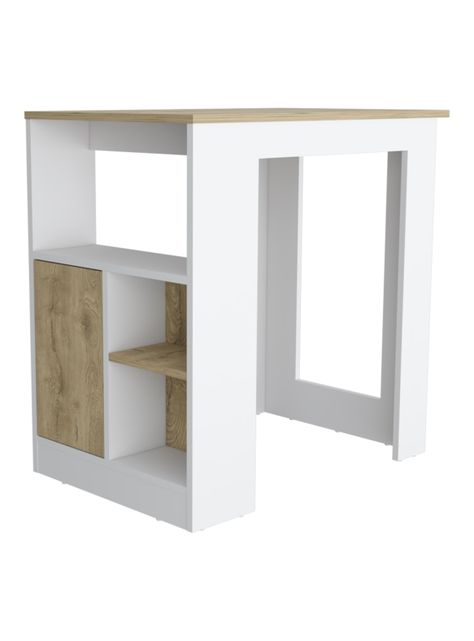 Mueble Isla Cocina Stirling 1P Blanco Marquez Macadamia-0