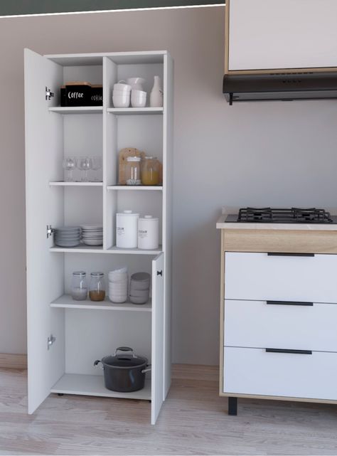 Mueble Alacena Konik 2P Blanco-3