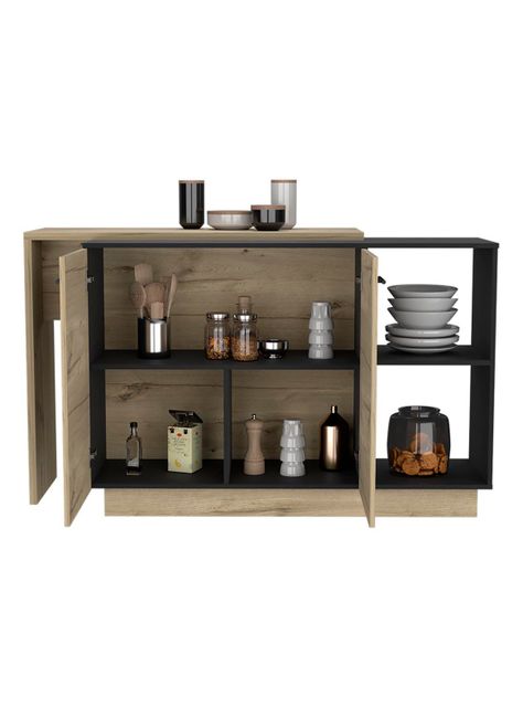 Mueble Isla Cocina Sicilia 2P Wengue Duna-3