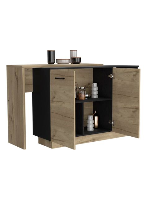 Mueble Isla Cocina Sicilia 2P Wengue Duna-2