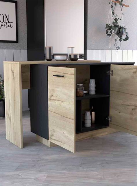 Mueble Isla Cocina Sicilia 2P Wengue Duna-4