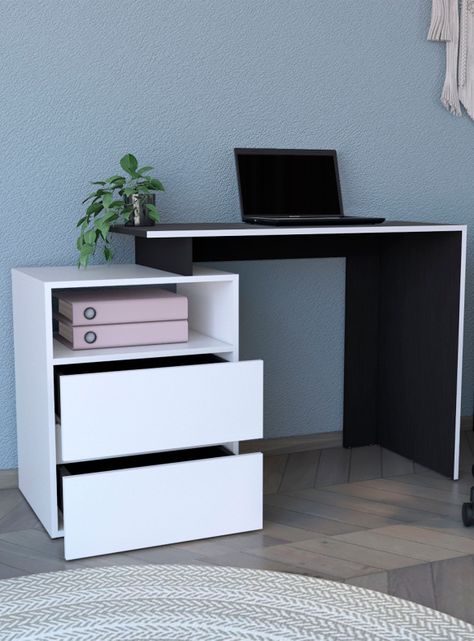 Escritorio Rookie 2C Blanco Wengue-4