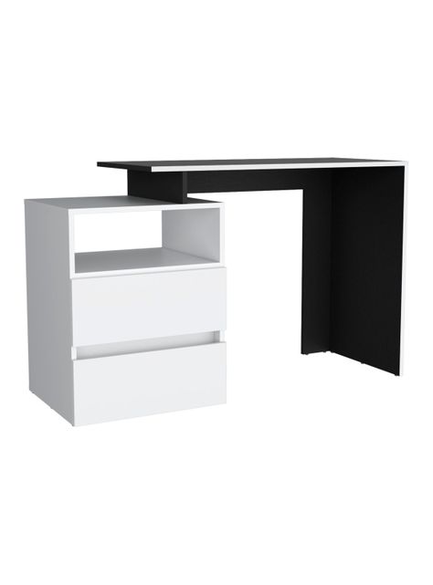 Escritorio Rookie 2C Blanco Wengue-0