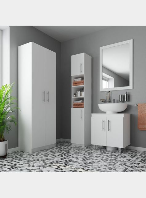 Mueble Organizador de Baño 30x30x180 cm CIC-2