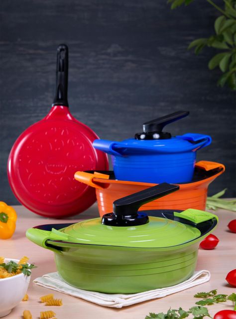 Batería de Cocina Premium 7 Piezas + Set de Cuchillos-3