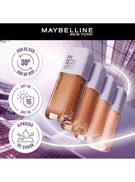 Base de Maquillaje Maybelline New York Super Stay Lumi Matte 330-2