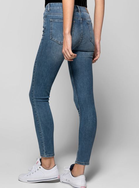 Jeans Basico Tiro Alto Skinny-1