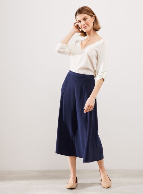 Falda Midi Fluida-4