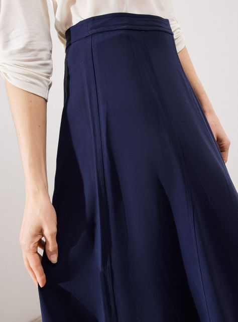 Falda Midi Fluida-2