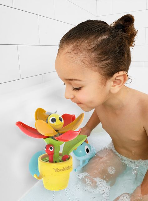 Juguete de Baño Abejita de Agua en Flor Yookidoo-4