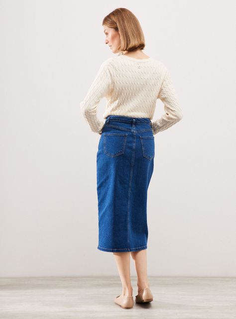 Falda Larga Denim-5