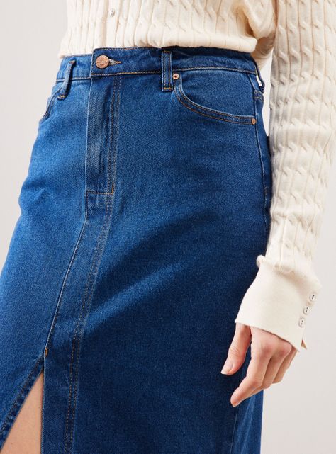 Falda Larga Denim-2