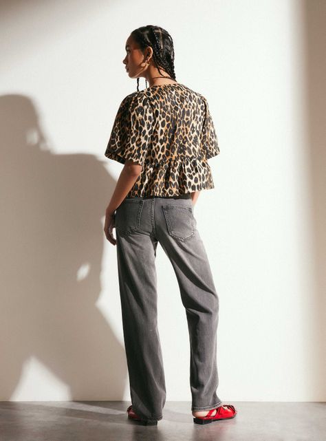 Jeans Lavados Clásicos y Animal Print-5