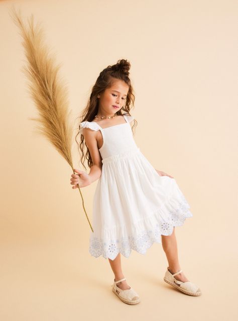 Vestido Panal con Basta de Broderie-0