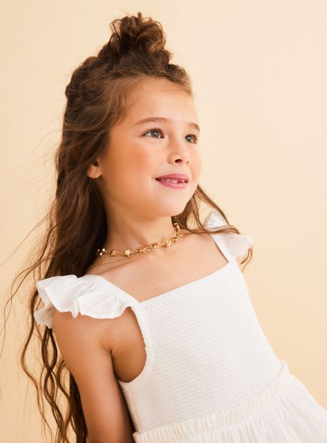 Vestido Panal con Basta de Broderie-1