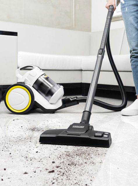 Aspiradora de Arrastre Ciclónica 700W VC3 Blanca-6