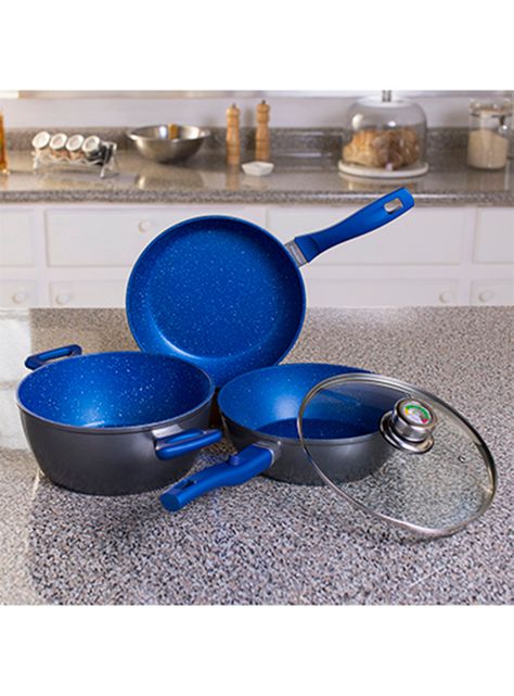 Sartenes Masterset 4 Piezas Azul FlavorStone-2