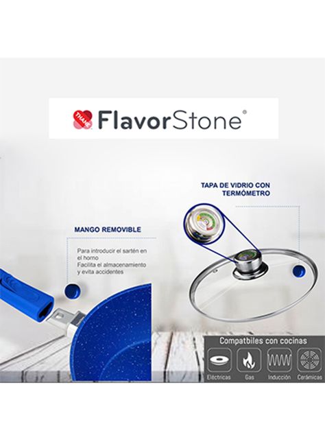 Sartenes Masterset 4 Piezas Azul FlavorStone-3