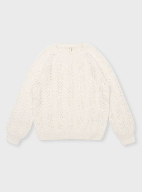 Sweater Liso Manga Larga Crudo Casual-0