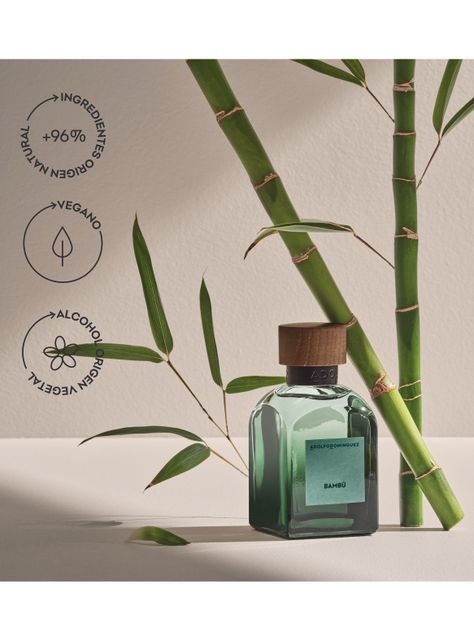 Set Perfume Bambú EDT Hombre 120 ml + Desodorante 150 ml + Megaspritzer 10 ml-4
