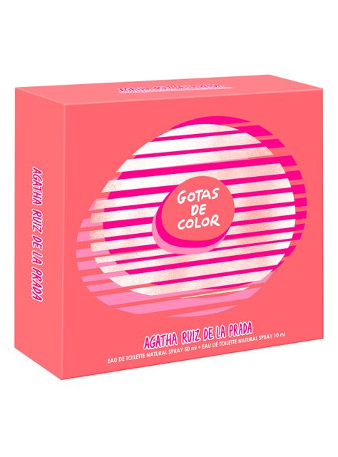 Set Perfume Gotas de Color EDT Mujer 50 ml + Megaspritzer 10 ml-1