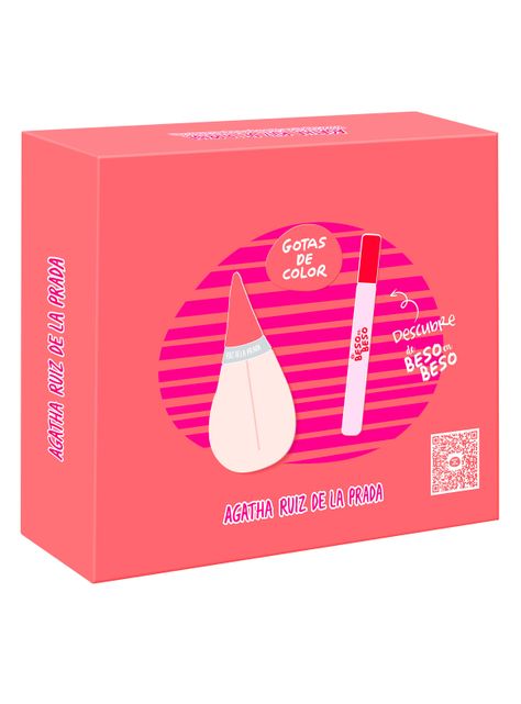 Set Perfume Gotas de Color EDT Mujer 50 ml + Megaspritzer 10 ml-0