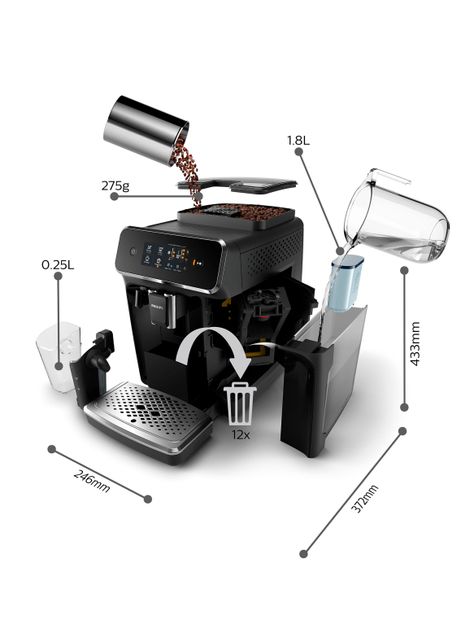 Cafetera Espresso 1.8 Litros Full Auto EP2231/42-1