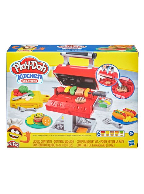 Masilla PlayDoh Kitchen Creations Súper Barbacoa 6 Latas-2