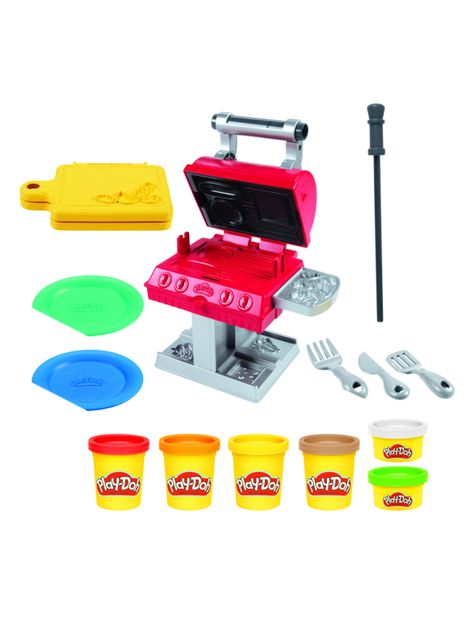 Masilla PlayDoh Kitchen Creations Súper Barbacoa 6 Latas-0
