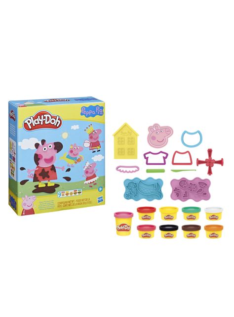 Masilla Peppa Pig Crea y Diseña 9 Latas-1