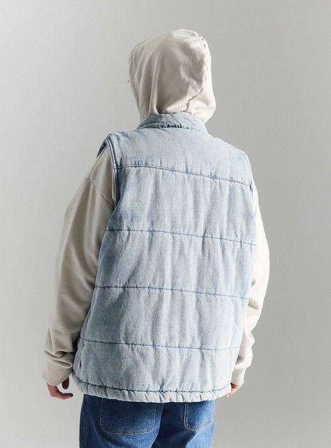 Chaqueta Puffa Mezclilla-1