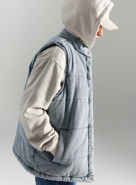 Chaqueta Puffa Mezclilla-3