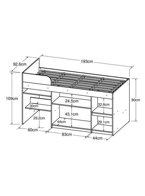 Cama Multifuncional Lolo 1 Plaza-1