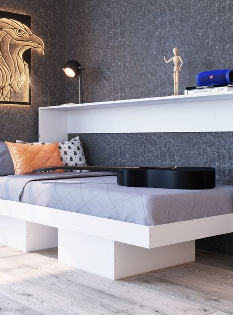 Cama Plegable Horizontal Manhathan 1 Plaza-3