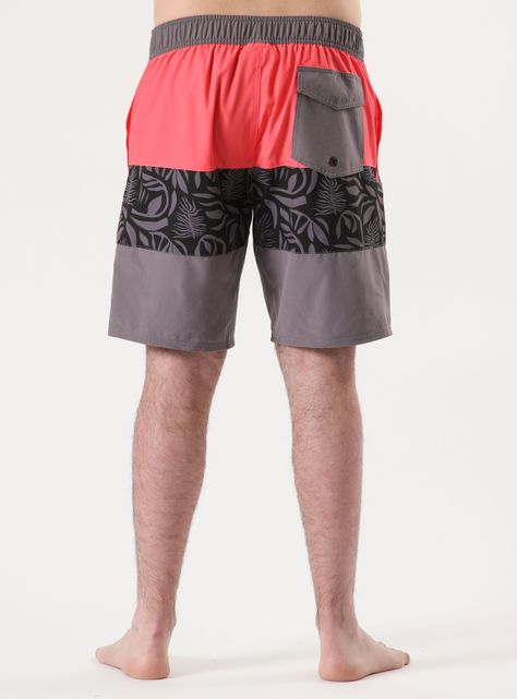 Traje de Baño Color Block con Estampado-1
