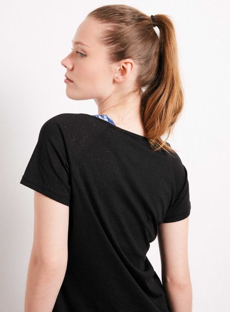 Polera Burn Out Estampado-3