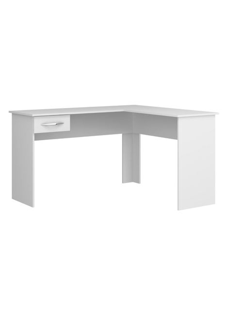 Escritorio Slim Esquinero Blanco-0