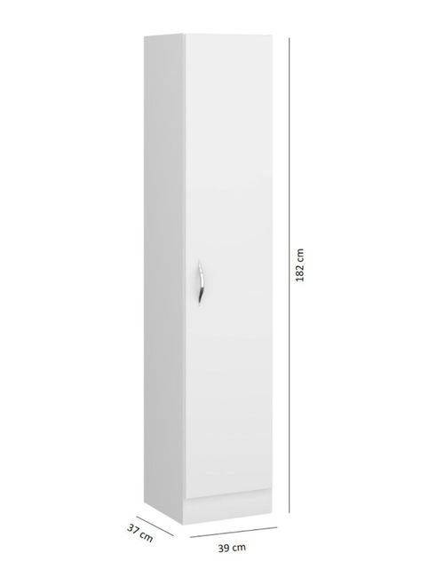 Estante Organizador con Puerta Mia Blanco-1