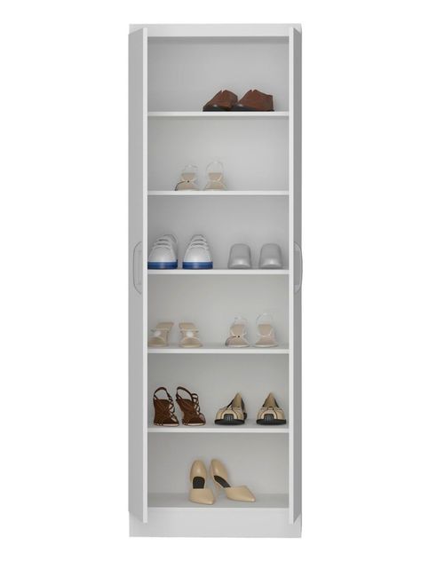 Estante Organizador con 2 Puertas Pop Castaño-2